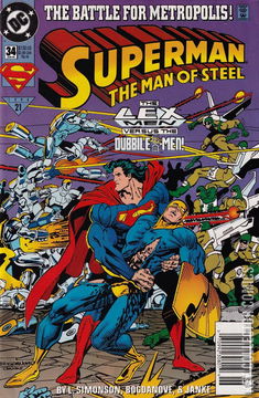 Variant Cover for Superman: The Man of Steel #34