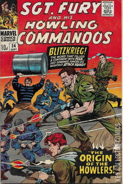 Variant Cover for Sgt. Fury and His Howling Commandos #34