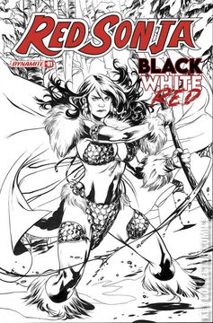 Variant Cover for Red Sonja: Black, White, Red #1