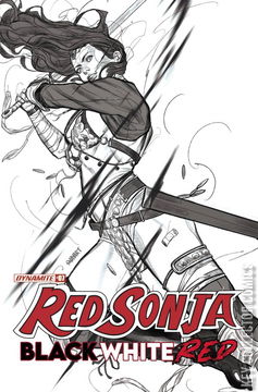 Variant Cover for Red Sonja: Black, White, Red #7