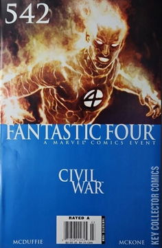 Variant Cover for Fantastic Four #542