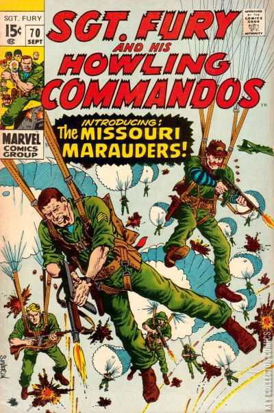 Cover art for Sgt. Fury and His Howling Commandos #70