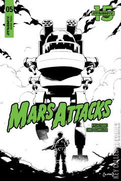 Variant Cover for Mars Attacks #5
