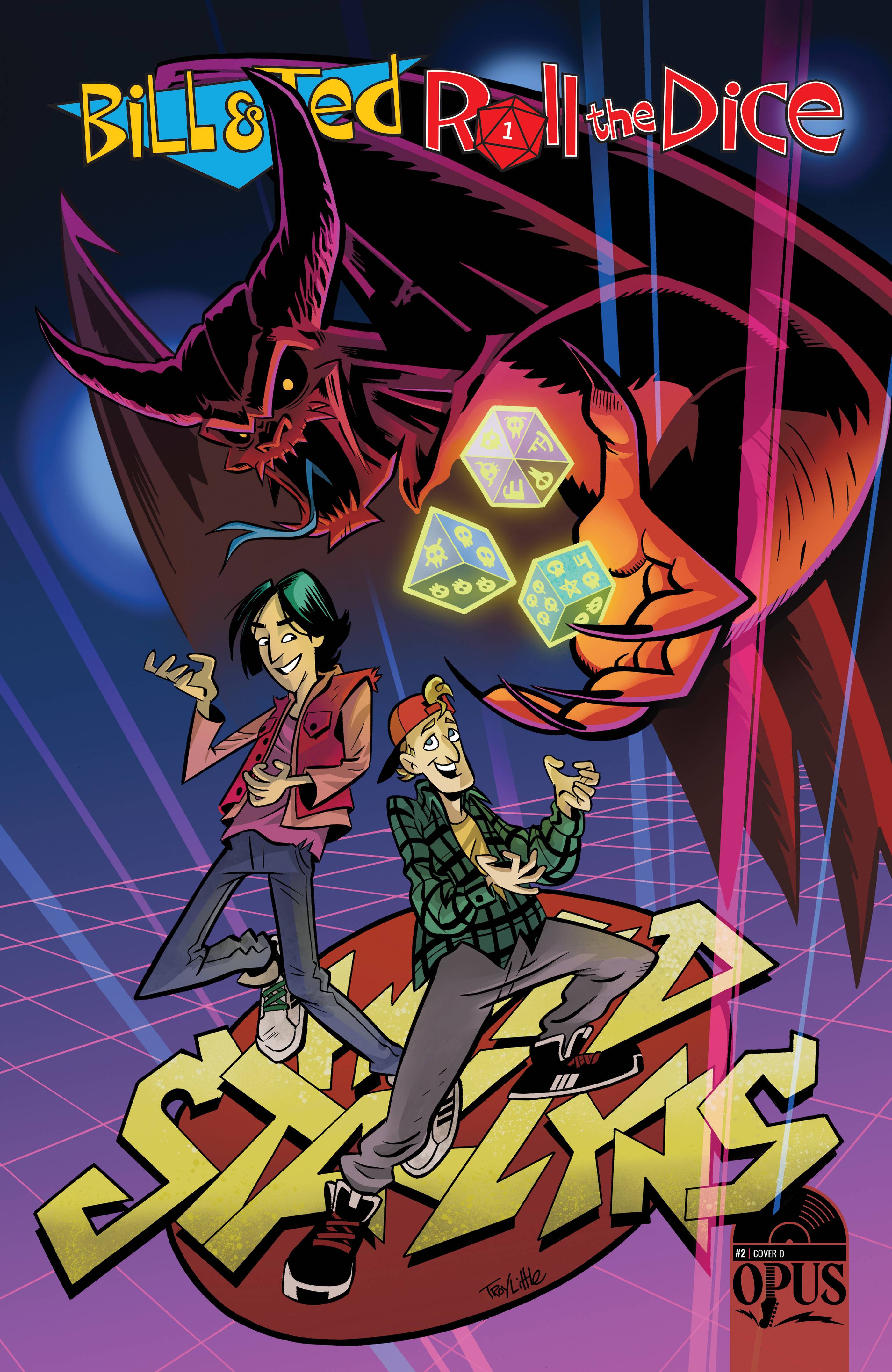 Variant Cover for Bill & Ted Roll the Dice #2