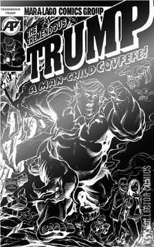 Variant Cover for Tremendous Trump: A Man Child Covfefe #1
