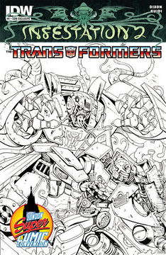 Variant Cover for Transformers: Infestation #2