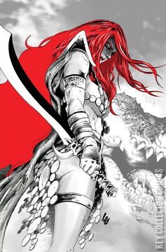 Variant Cover for Red Sonja: Black, White, Red #3