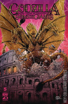 Variant Cover for Godzilla: Here There Be Dragons II - Sons of Giants #5