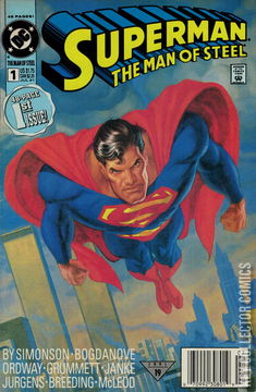 Variant Cover for Superman: The Man of Steel #1