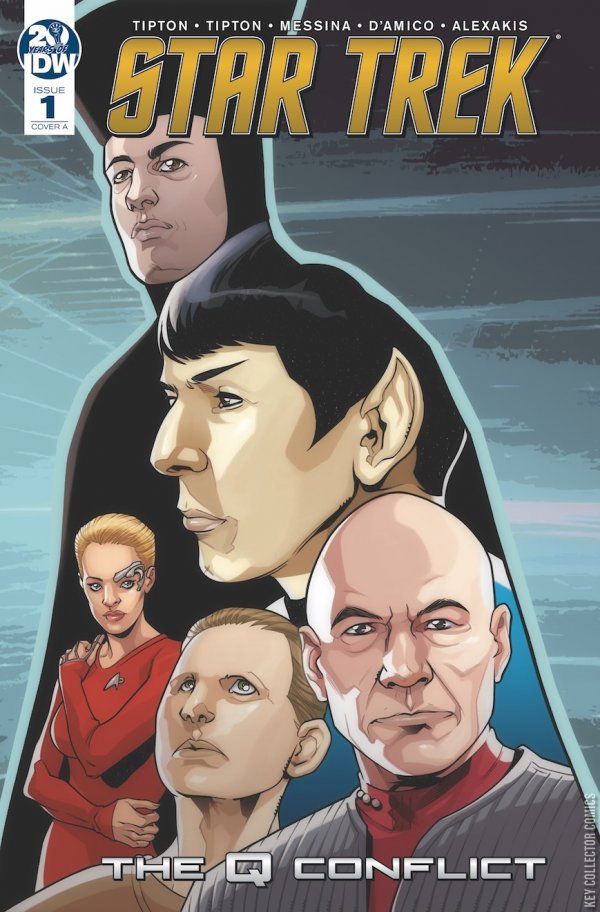 Cover art for Star Trek: The Q Conflict #1