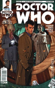 Variant Cover for Doctor Who: The Tenth Doctor - Year Three #4