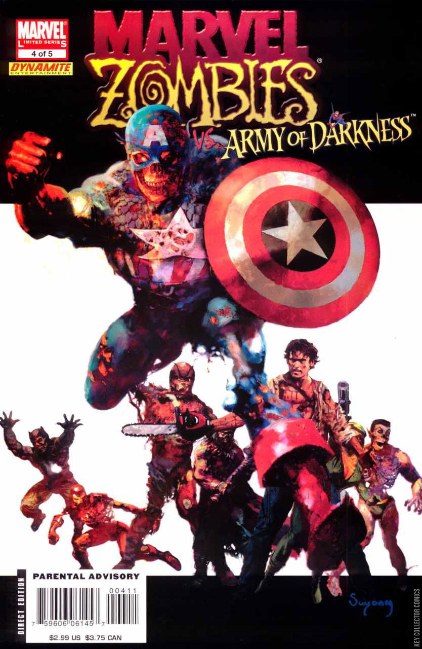 Marvel Zombies Vs. Army Of Darkness: Captain America Cover