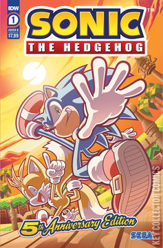 Variant Cover for Sonic the Hedgehog: 5th Anniversary Edition #1
