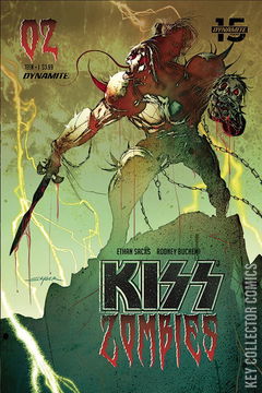 Variant Cover for KISS / Zombies #2