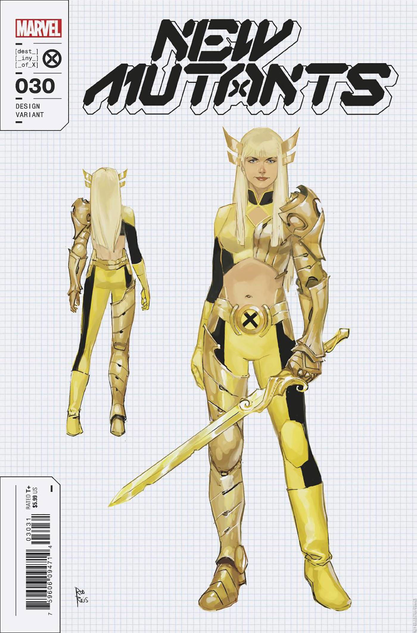Variant Cover for New Mutants #30