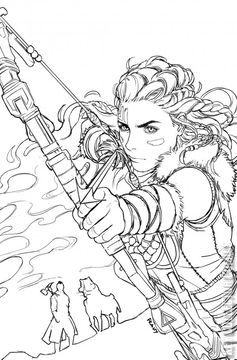Variant Cover for Horizon Zero Dawn: Liberation #2