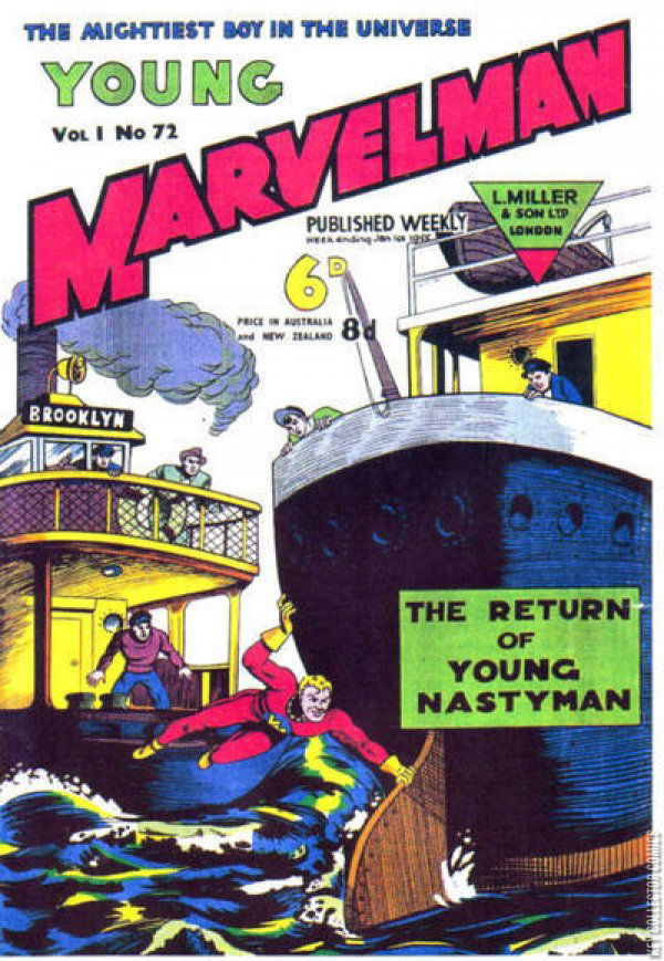 Cover art for Young Marvelman #72 