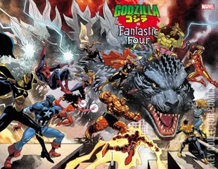 Variant Cover for Godzilla vs Fantastic Four #1