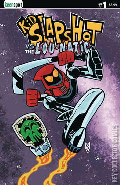 Variant Cover for Kid Slapshot vs. Lou-Natic #4