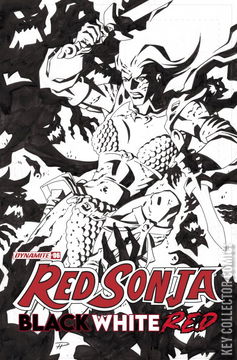 Variant Cover for Red Sonja: Black, White, Red #7