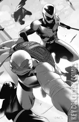 Variant Cover for Mighty Morphin Power Rangers / Teenage Mutant Ninja Turtles #5