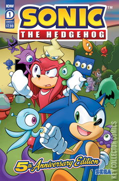 Variant Cover for Sonic the Hedgehog: 5th Anniversary Edition #1