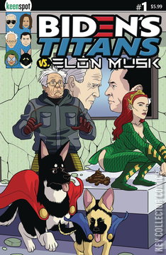 Variant Cover for Biden's Titans vs. Elon Musk #1