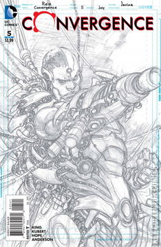 Variant Cover for Convergence #5