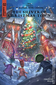 Variant Cover for The Nightmare Before Christmas: The Shiver of Christmas Town #2