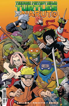 Variant Cover for Teenage Mutant Ninja Turtles / Naruto #3