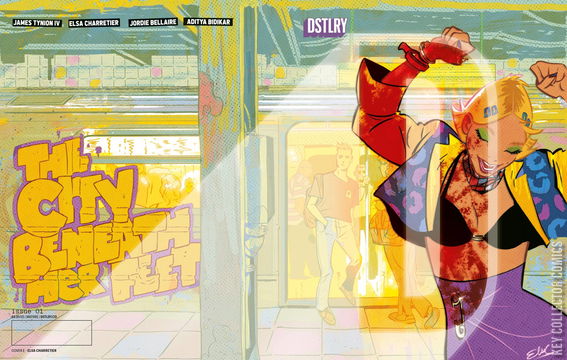 Variant Cover for City Beneath Her Feet #1