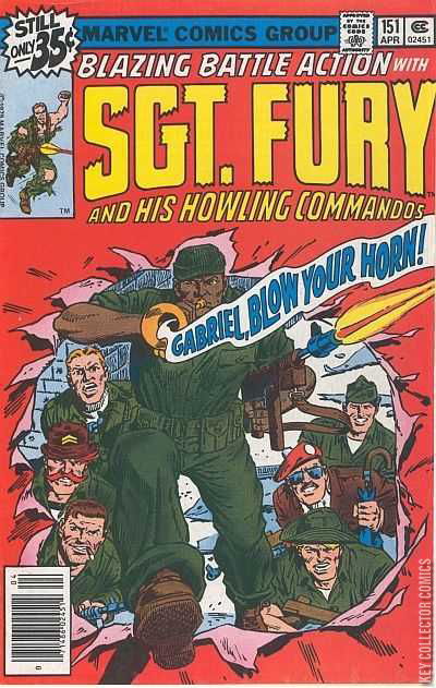 Cover art for Sgt. Fury and His Howling Commandos #151