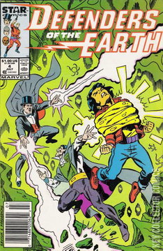 Variant Cover for Defenders of the Earth #4