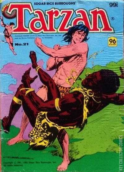 Edgar Rice Burroughs' Tarzan #21 Published January 1980