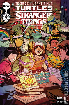 Variant Cover for Teenage Mutant Ninja Turtles / Stranger Things #3