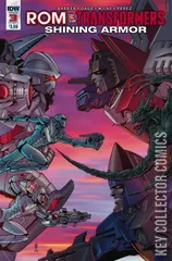 Variant Cover for ROM vs. Transformers: Shining Armor #3