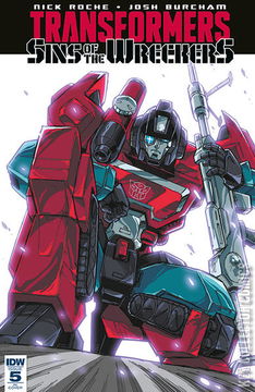 Variant Cover for Transformers: Sins of the Wreckers #5