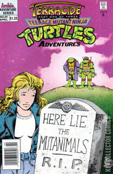 Variant Cover for Teenage Mutant Ninja Turtles Adventures #55