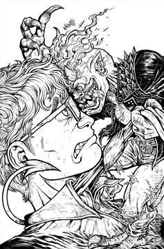 Variant Cover for Lucky Devils, The #1