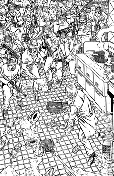 Variant Cover for Hank Howard, Pizza Detective: The Two Hollywoods #2