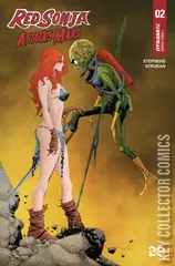Variant Cover for Red Sonja Attacks Mars #2