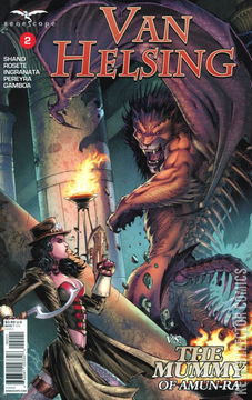 Variant Cover for Van Helsing vs. The Mummy of Amun-Ra #2