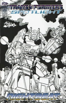 Variant Cover for Transformers Spotlight: Nightbeat #1
