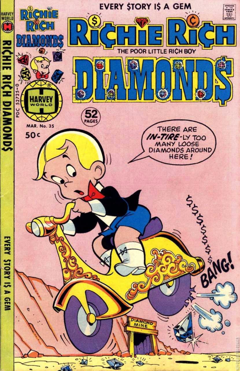 Haystack Ritchie Rich Richie Rich Diamonds #35 Published March 1978 | Key Col