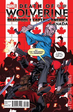Variant Cover for Death of Wolverine: Deadpool and Captain America #1