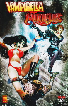 Variant Cover for Vampirella / Witchblade: Brooklyn Bounce #1