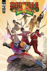Variant Cover for Godzilla vs. The Mighty Morphin Power Rangers #2