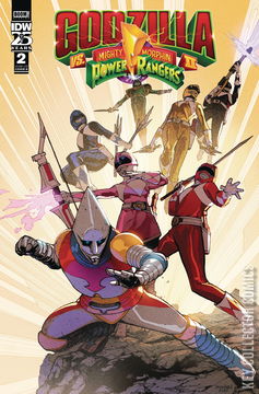 Variant Cover for Godzilla vs. The Mighty Morphin Power Rangers #2