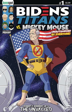 Variant Cover for Biden's Titans vs. Mickey Mouse #1