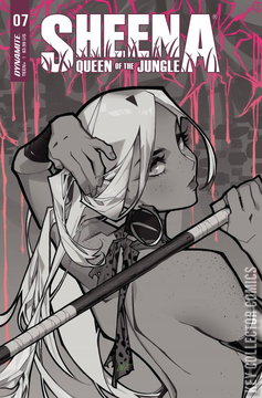 Variant Cover for Sheena, Queen of the Jungle #7